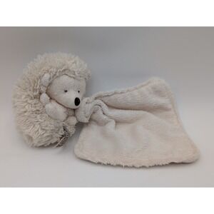 Bukowski Hedgehog Plush Lovey Cream Security Blanket Stuffed Animal Toy